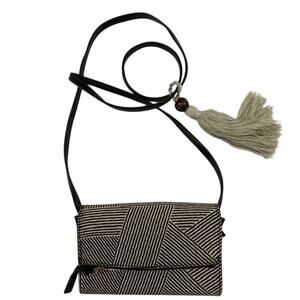 Dolce Vita, Crossbody Bag 2 Zipper Pockets 3 Slots/Cards Tassel